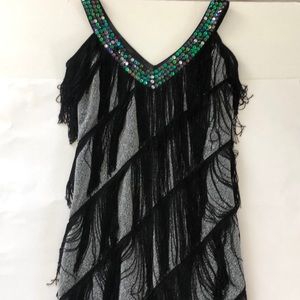 1920’s Gatsby Sequins Fringe Sway Flapper Dress